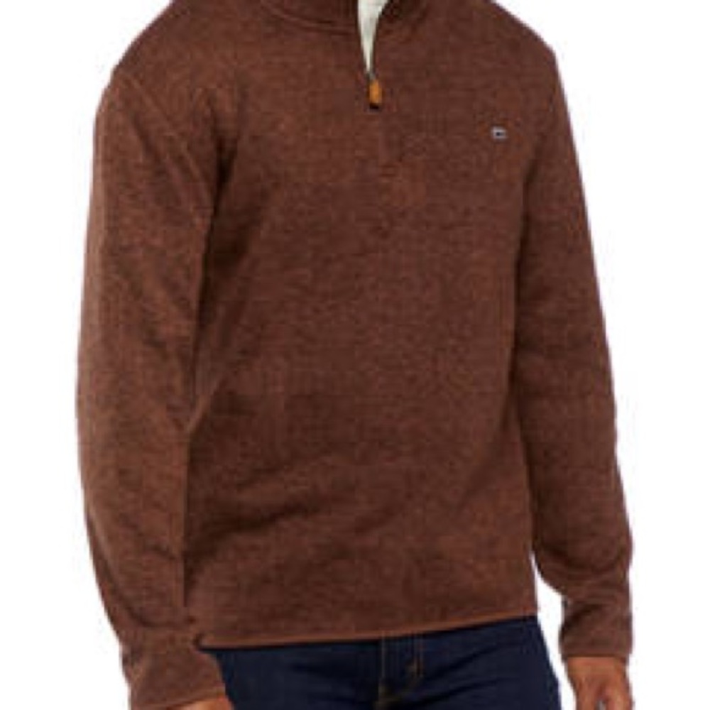 Men's Crown and Ivy Brown Sweater NWT Size L